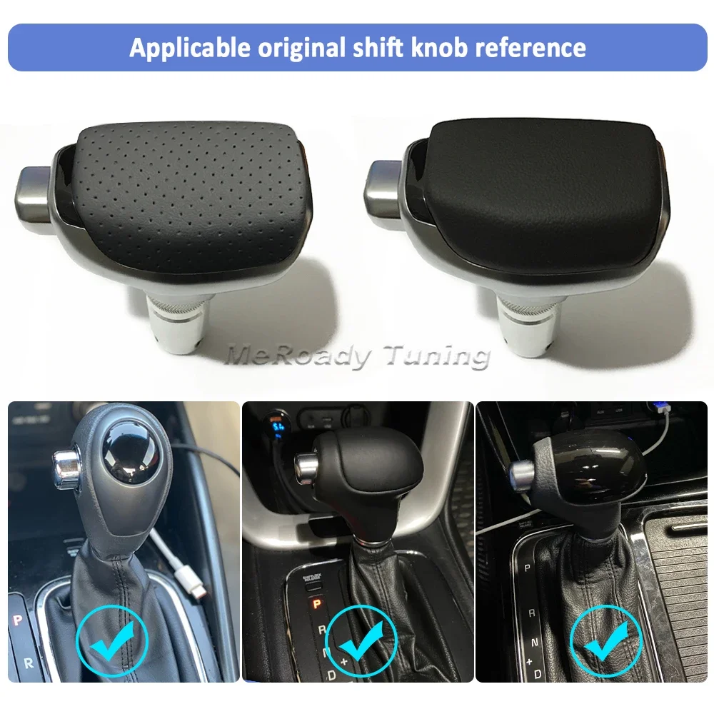 Auto Leather Gear Stick Shift Knob Handle Lever For Kia K3 K4 K5 K7 Optima Forte Koup Sportage Cerato morning Accessories