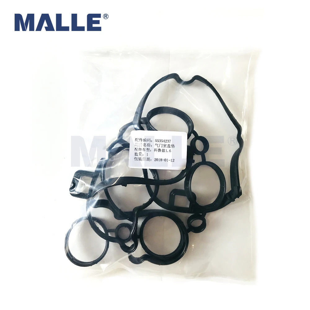 Engine Valve Cover Gasket For Chevrolet Cruze Orlando Sonic Aveo 5 Pontiac G3  Vauxhall 1.6L 1.8L Autos Accessories 55354237