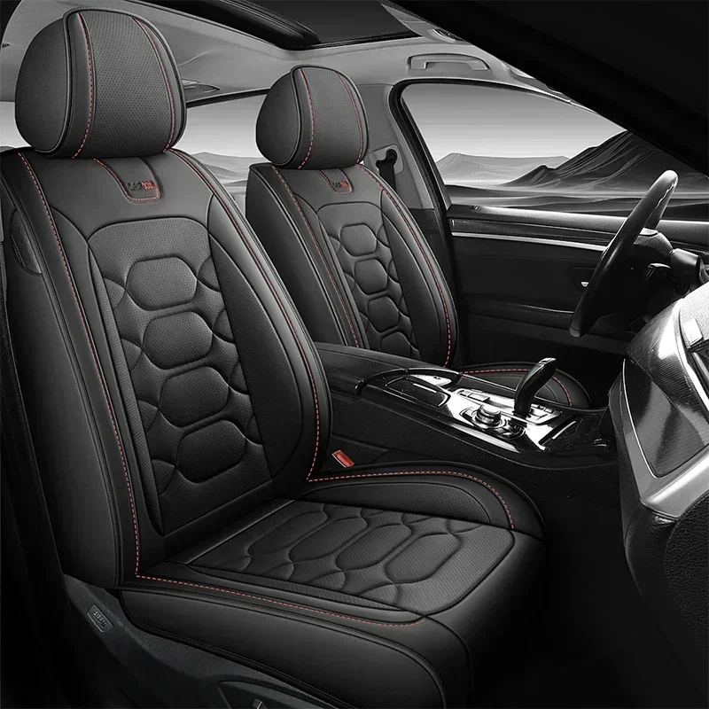 التغطية الكاملة العالمي بولي Leather الجلود مقعد السيارة يغطي لمازدا 3 CX-5 2 5 6 CX-3 CX-4 CX-7 CX-9 RX-8 CX-30 CX-50 اكسسوارات السيارات