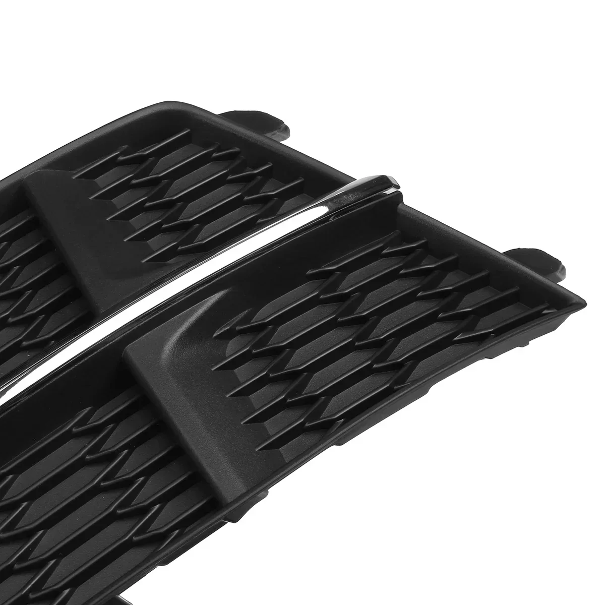 Paar vordere Stoßstangen-Nebelscheinwerfer-Grillabdeckung 4G 0807681 Ein Ersatz für AUDI A6 C7 2014 2015 2016 2017 2018 A6L Frontgrill