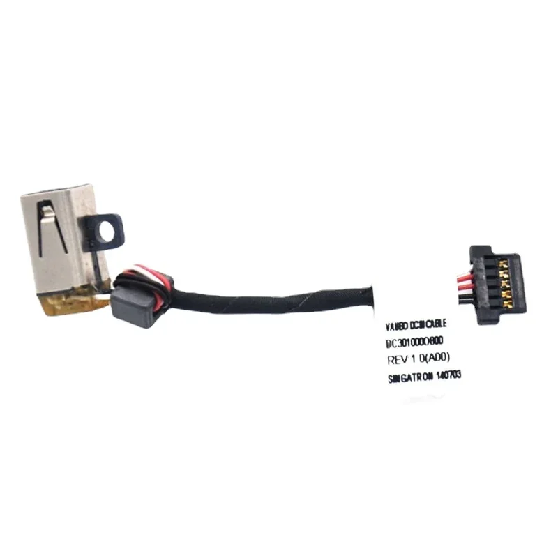 Replacement AC DC Power Jack Harness Plug in Cable Compatible with DELL XPS 12 9Q33 9Q23 NVR98 CN-0NVR98 DC30100OK00