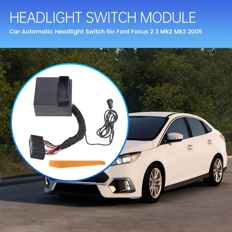 Car Automatic Headlight Switch Headlamp Fog Light Control Button Sensor Module Kit For Ford Focus 2 3 Mk2 Mk3 2005