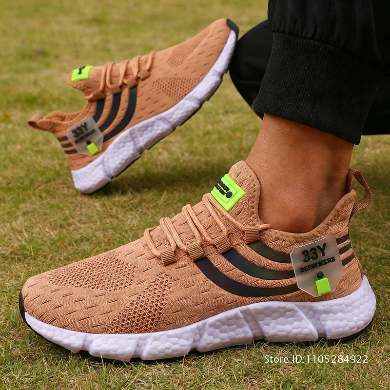 

Men's Mesh Sneakers Lightweight Comfortable Soft Breathable Running Shoes Athletic Jogging Tenis Multi Colored Walking Shoes Men