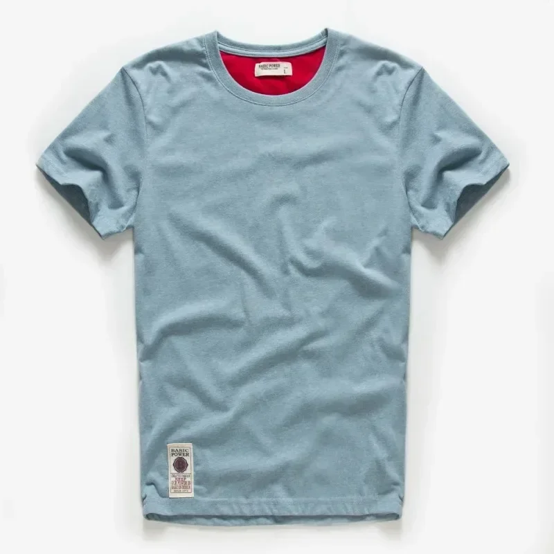 

T shirt for men 2025 Summer Causal Men's clothing Oversized Gym Tops O-neck Short Sleeve Tee High quality Daily Cotton T-shirts