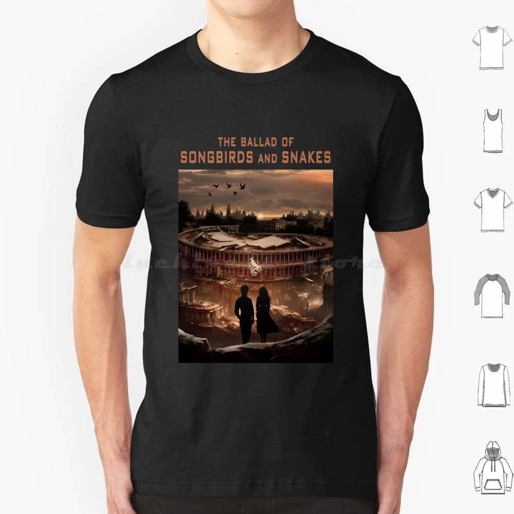 Songbirds And Snakes T Shirt Cotton Men Women Diy Print The Ballad Of Songbirds And Snakes The Hunger Games Coriolanus Snow