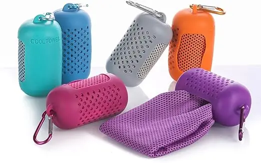Serviette de sport rafraîchissante à séchage rapide, absorbant la transpiration, légère, sensation de fraîcheur, pour la salle de sport, la course à pied, le yoga, la randonnée en plein air, l'entraînement