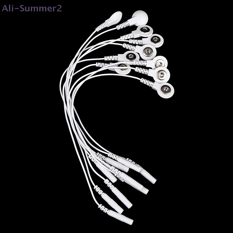 10pcs Electrode Lead Wires Adapter Cables Treatment Instrument Conversion Line