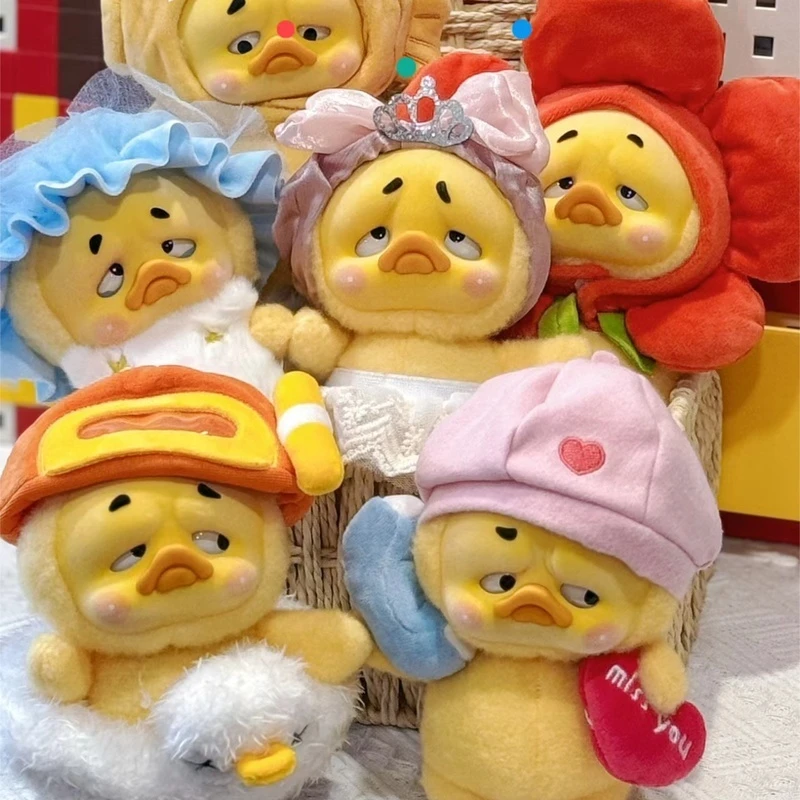 In Stock Upsetduck 2 Act Cute Duck Series Plush Doll Blind Box Toy Kawaii Action Figure Model Doll Mystery Box Toy Surprise Gift