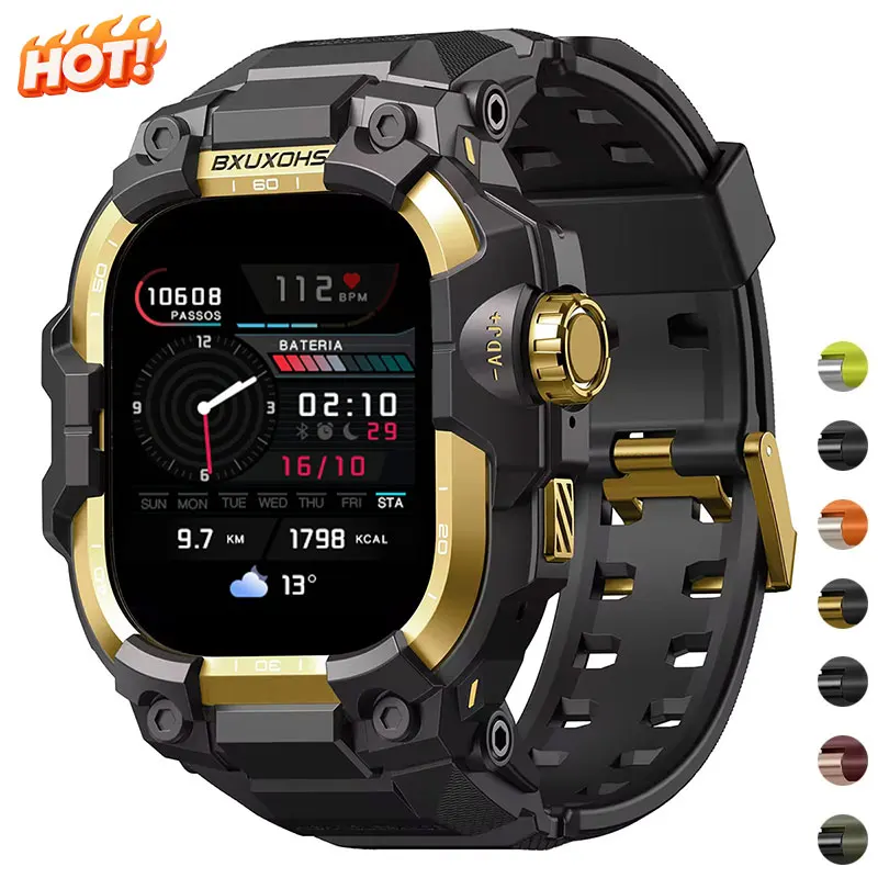 

Strap+ Metal Case for Apple Watch Ultra 3 2 Bands 49mm 46mm 45mm 44mm Tactical Bracelet Cover Correa iwatch 11 10 9 8 7 6 5 SE 3