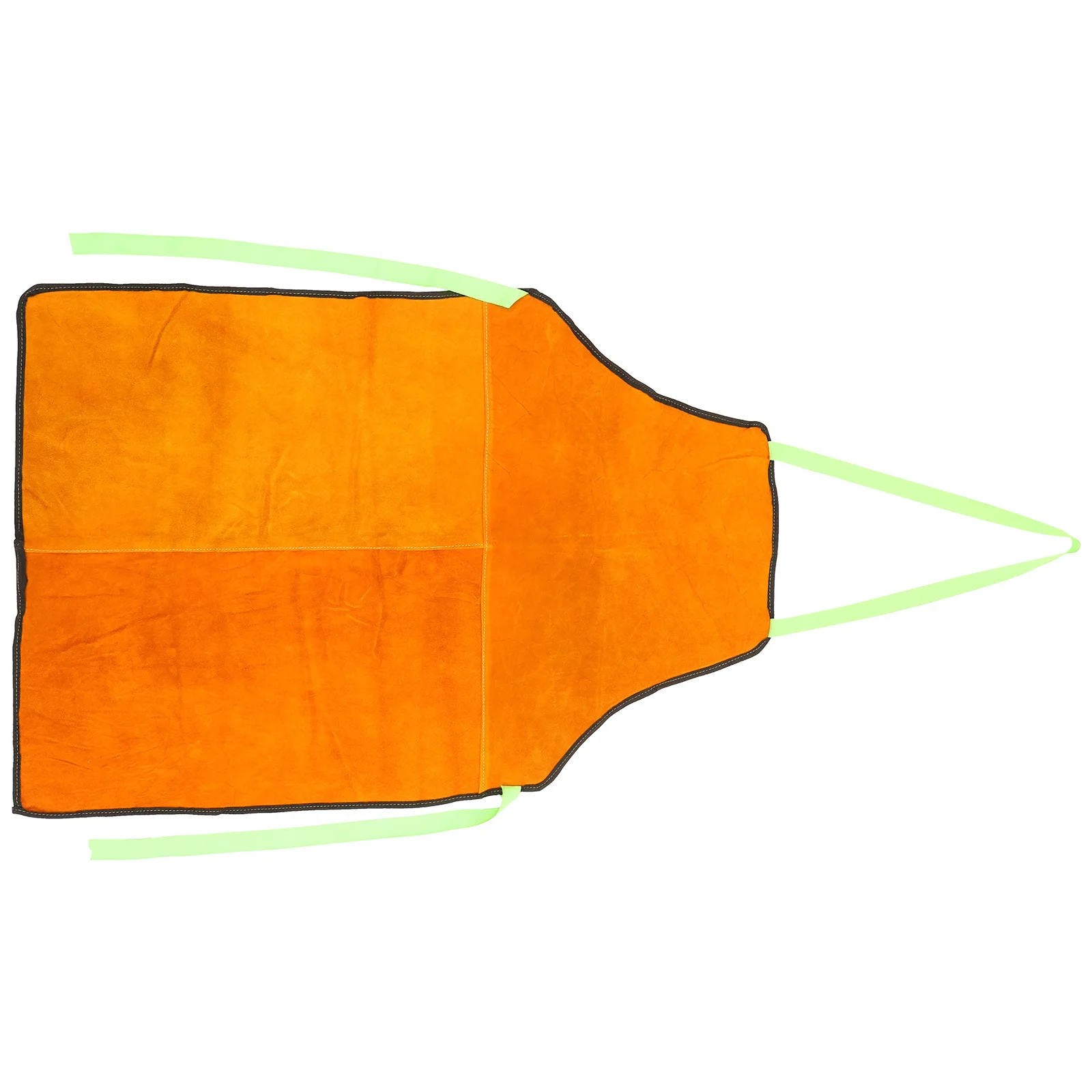 1Pcs Electric Welding Apron Cowhide Heat Resistant Apron Welder Working Bib for Workshop Garage