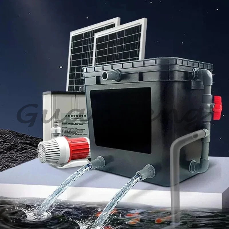 Solar Silent Filtration System Water Purification Circulation Filter 24V
