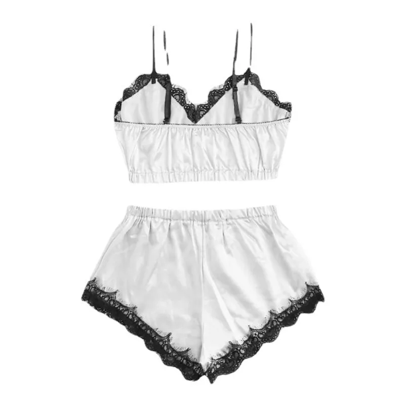 Women's Sexy Lingerie Set Young Married Women's Lace Camisole Shorts Pajamas Women's Sexy Camisole Set Adult Sexy Loungewear 4