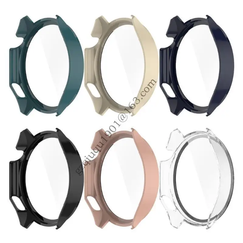 Vỏ bọc vỏ thông minh với bộ phim bằng kính cường lực cho Watch 3 Màn hình Bảo vệ Vỏ bọc Scratchproof 066A