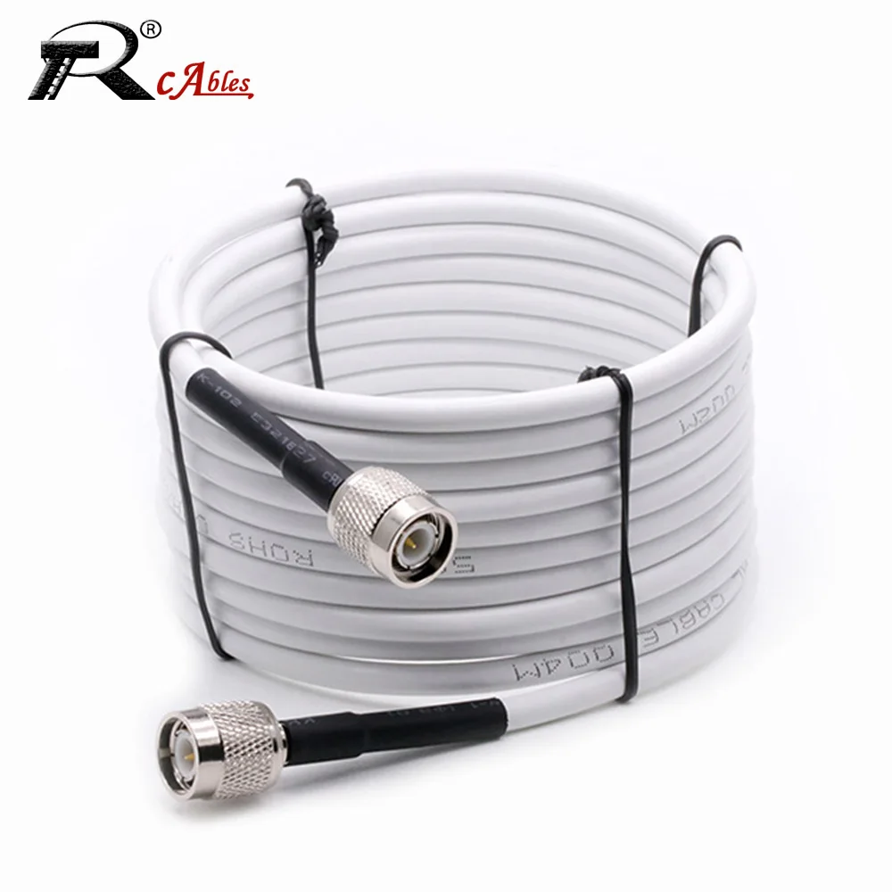 

RG58 Cable Waterproof TNC Female Nut Bulkhead to TNC Male Plug Connector RF Coaxial Extension 50 Ohm Pigtail Jumper Adapter