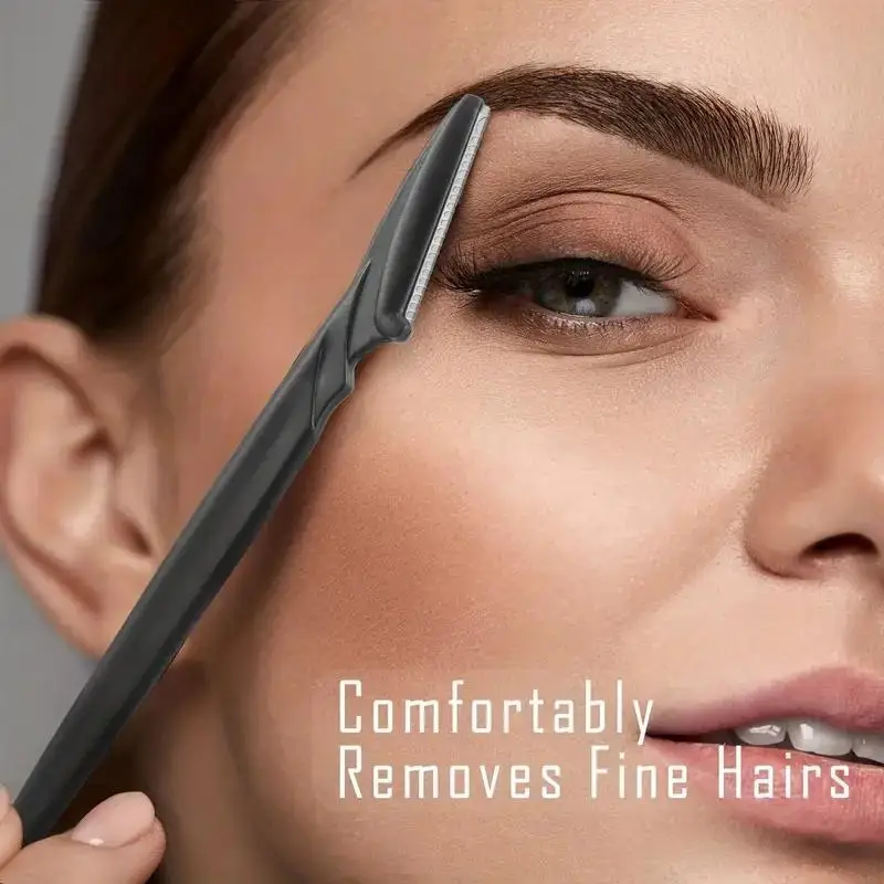 

10 Pcs Eyebrow Trimmer Blade Shaver Portable Face Razor Eye Brow Epilation Hair Removal Cutters Safety Razor Woman Makeup