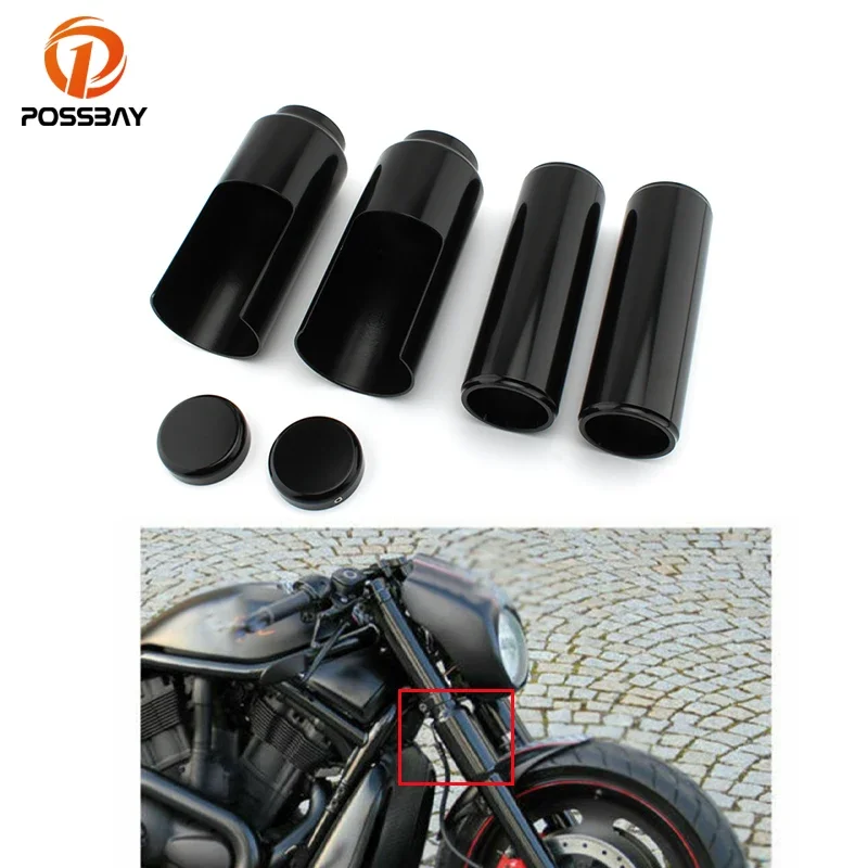 

Motorcycle Full Fork Cover Set Tube Cap Accessories for Harley-Davidson Breakout FXSB 2013-2017 Hard Candy Custom FXSB 2014