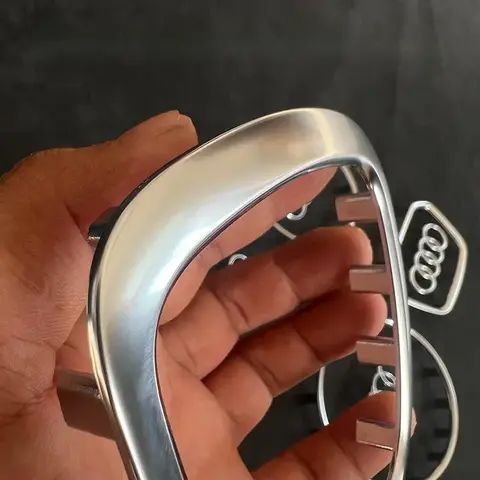 아우디 스티어링 휠 로고 트림 스티커 교체 커버, A3 A5 A8 A7 A6L A8L A7L A4L Q3 Q7 Q5 Q8 A7 Q5L SQ5 자동차 액세서리