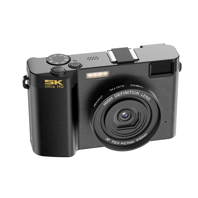 Dual-lens 5K 18X Digital Mini SLR Camera DIS AF Beauty Filters Support WiFi Fast Transfer and Remote Control