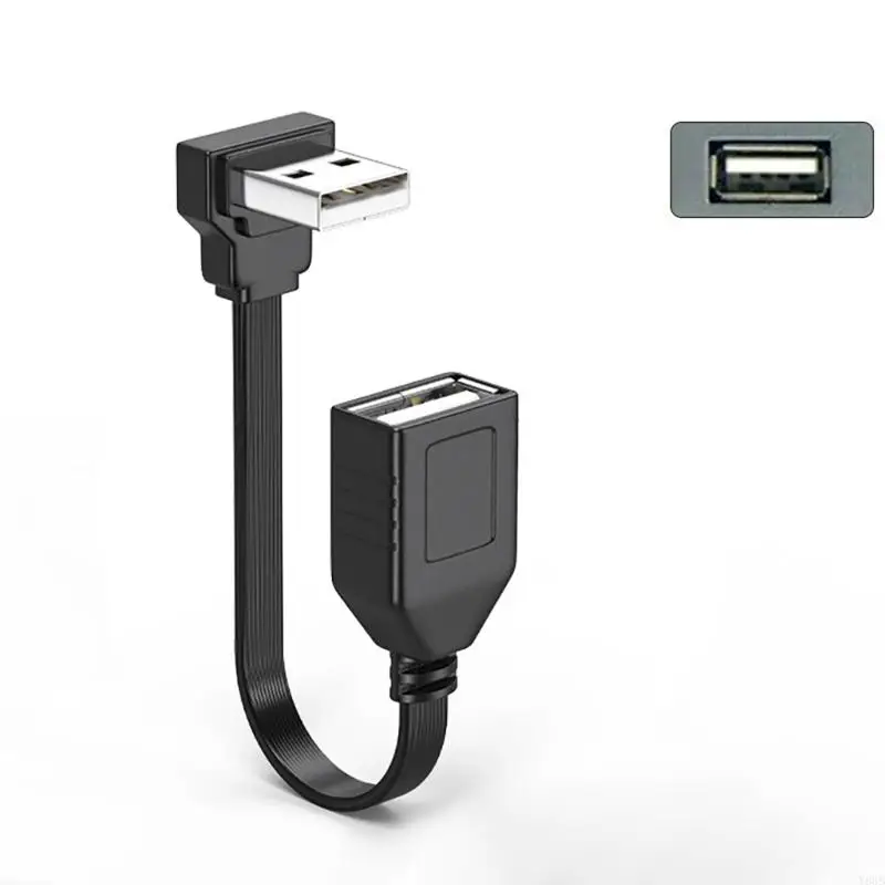 Y88B fleksibel USB 2.0 Pengisian Ekstensi Adaptor Kabel Data untuk Perangkat yang nyaman