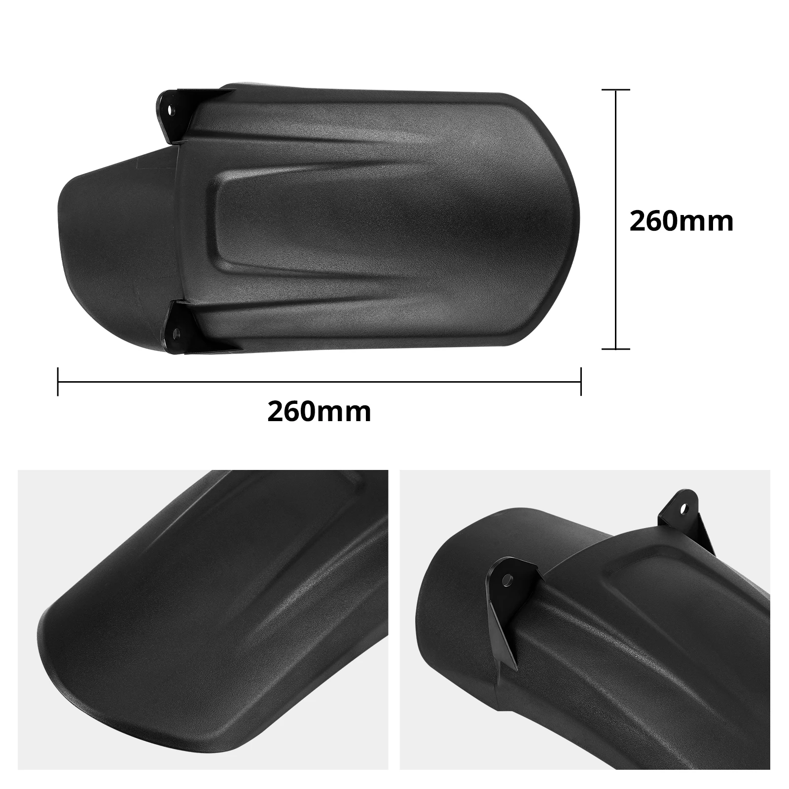 For Sur-Ron Surron Light Bee X S L1E Segway X160 X260 X 160 260 Motocross Rear Wheel Fender Rear Mud Guard Protector ABS Plastic