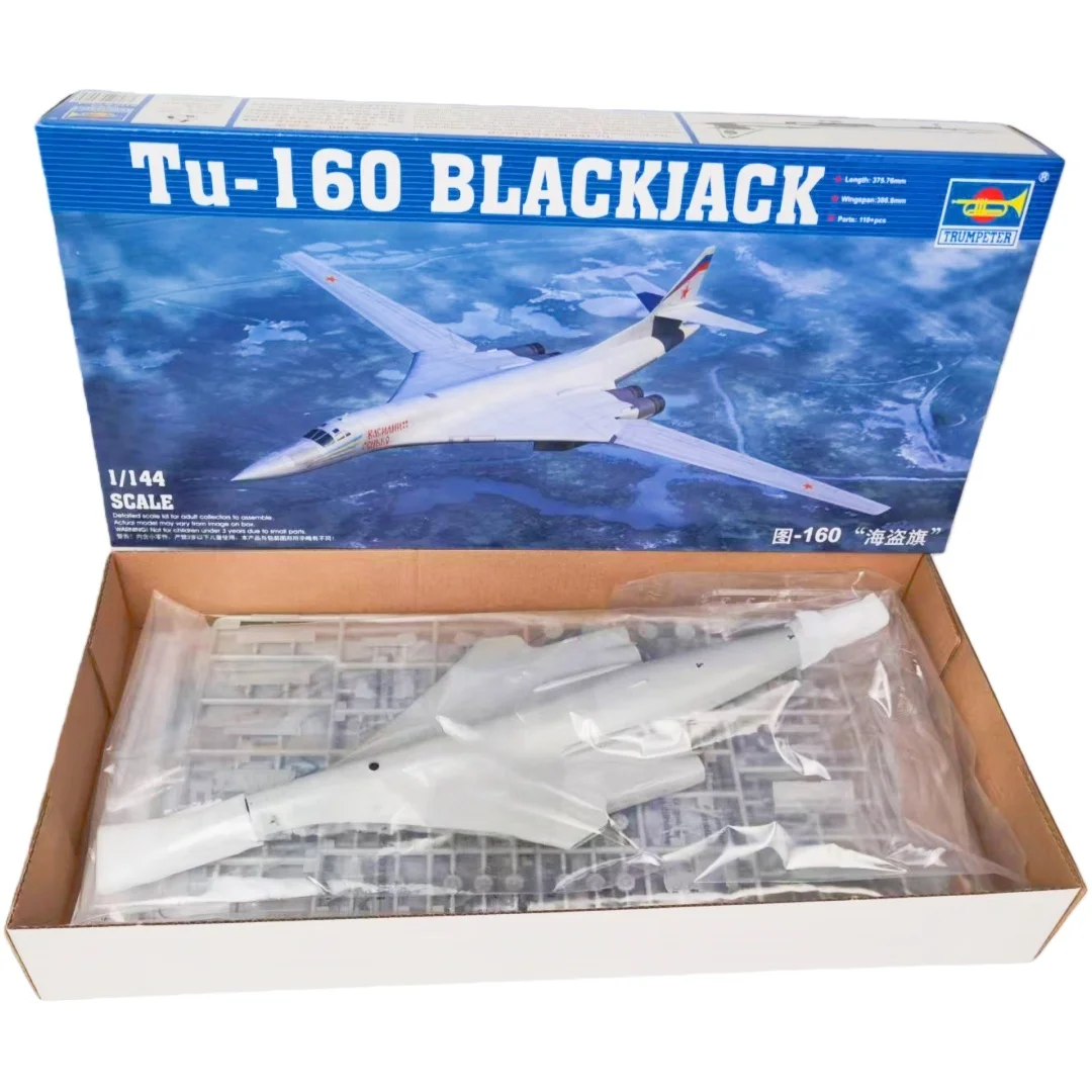 TRUMPETER 1/144 TU-160 Blackjack Bomber Assembly Puzzle Model