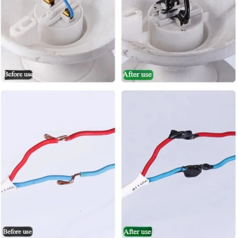 Liquid Electrical Tape Insulation Paste Sealant Suitable Fix Line Glue for Wires, Cables Home Use Insulation Adhesives Sealers