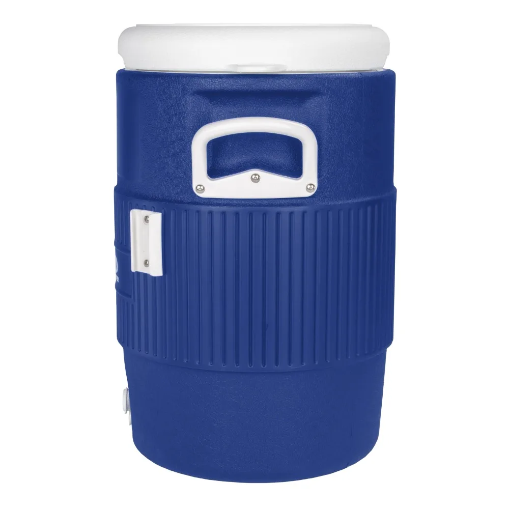 5 Gallon Heavy-Duty Polyethylene Beverage Cooler Jug, Blue