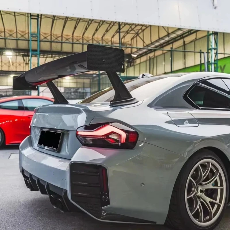 Hot Selling Style Dry Carbon Rear Track Spoiler Wing Fit M2 G87 M3 G80 M4 G82 Auto Body Kit Accessories