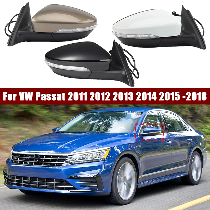 

Для VW Volkswagen CC 2011 2012 2013 2014 2015-2018 автомобильное зеркало заднего вида на внешней двери в сборе 6/8/12/14PIN автоаксессуары