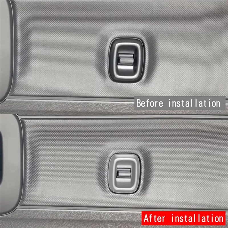 

Car Center Door Curtain Switch Trim Frame Sticker For Suzuki SPACIA Custom MK04 2017-2024 Car Accessories