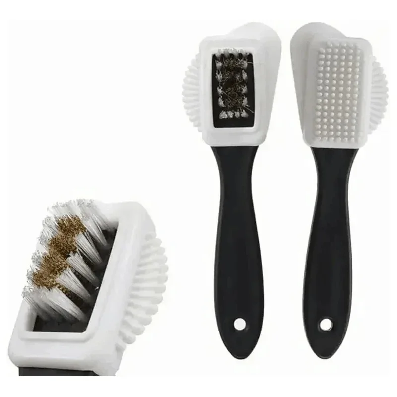 Cleaning Shoe Brush For Suede Nubuck Shoes Stain Dust Shoes Brush Steel Plastic Rubber Boot Household Cleaner Tools