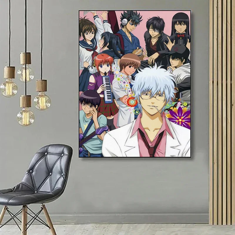 2024 New 5D DIY GINTAMA Diamond Painting Kit Diamond Embroidery Color Oil painting Hand Mosaic art home decoration gift