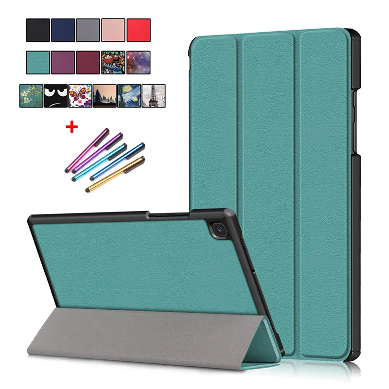 For Samsung Galaxy Tab A7 2020 Case 10.4 inch Tri-Fold PU Leather Stand Tablet For Funda Samsung Tab A7 Case SM T500 T505 T507