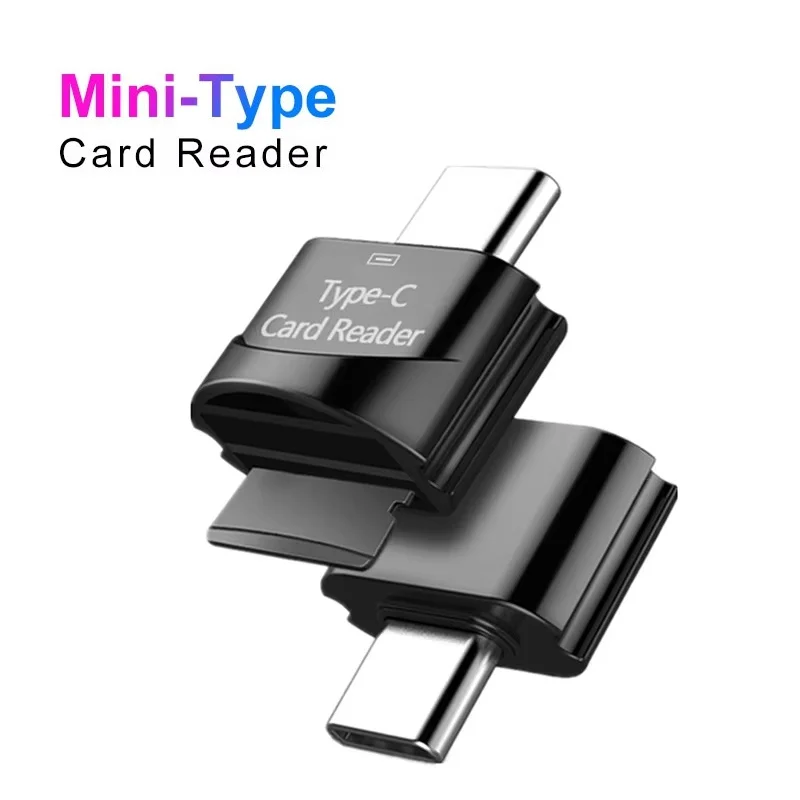 Micro-SD TF Memory Reader Type C TF Adapter Compact Laptop Phone Accessories For Xiaomi Type C Device Travel Data Transfer Gear