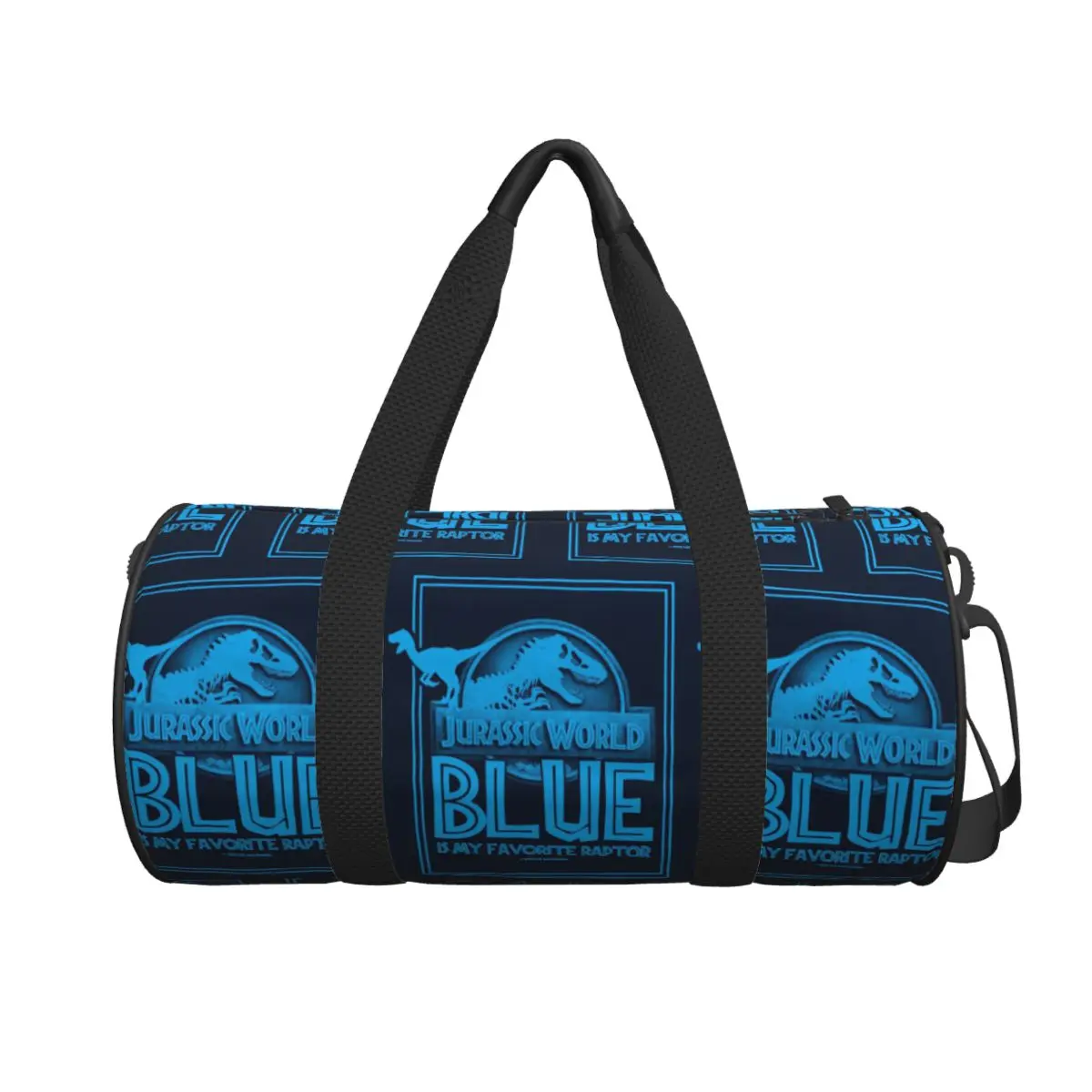 

Jurassic World - Blue Is My Favorite Raptor Large Duffle Gym Bag Multi-Functional Duffle Travel Bags Handbags Fitness bag
