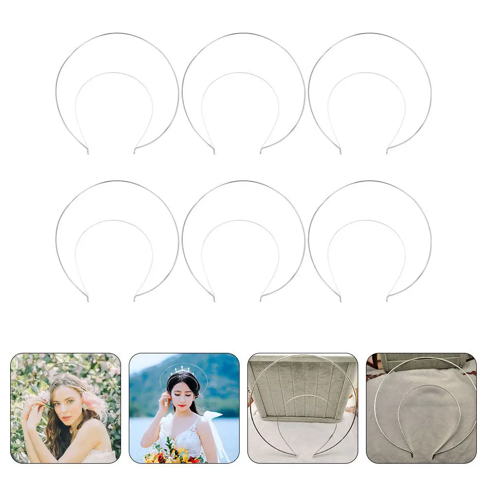 

Набор из 6 металлических ободков для волос премиум-класса, элегантные повязки для волос в форме ангела для женщин, для рукоделия, вечеринок, свадеб, банкетов, конкурсов красоты