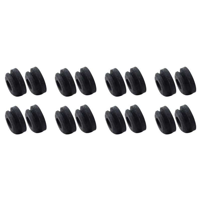 16PCS Radiator Assembly Upper Insulator Mounts Bushing Rubber Black Fit For Honda Accord Civic 74173-SJ4-000