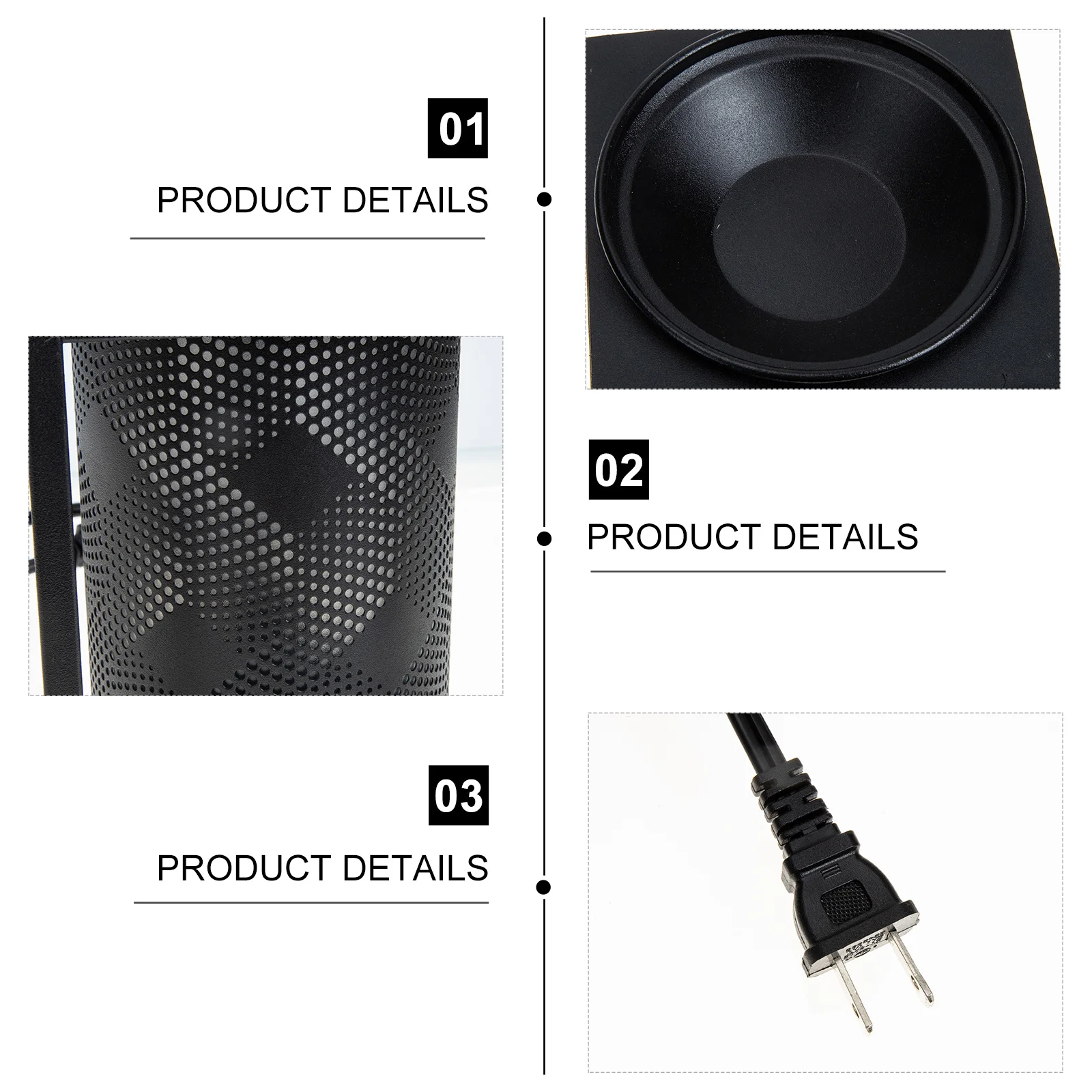 

Electric Warmer Lamp Vintage Hollow Design For Wax Heater Lamp Aromatherapy Us Plug Wax Melting Heater Home Decor