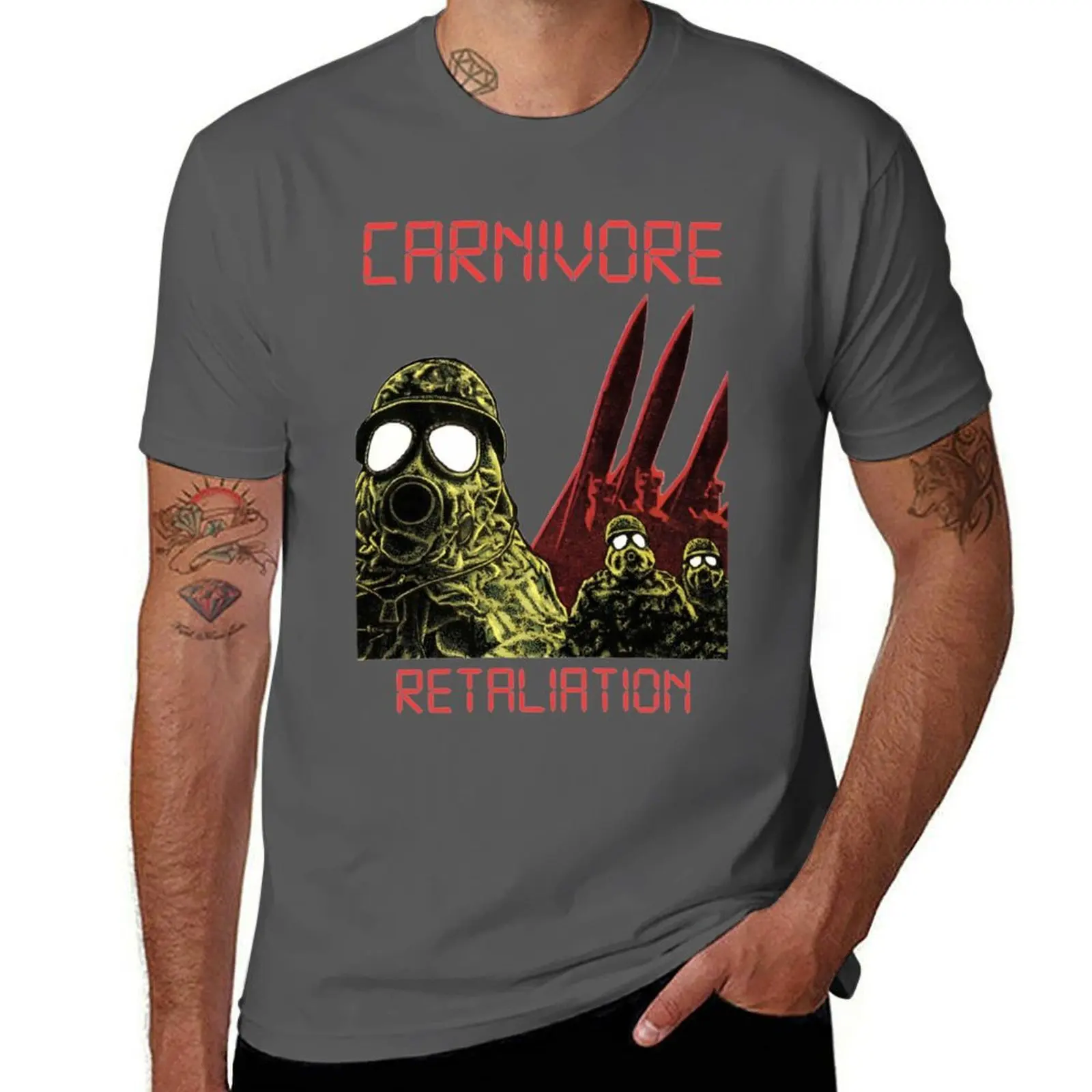 Carnivore-Carnivore-Carnivore-Carnivore-Carnivore-Carnivore T-Shirt Plus Size Loose Fit T-Shirt