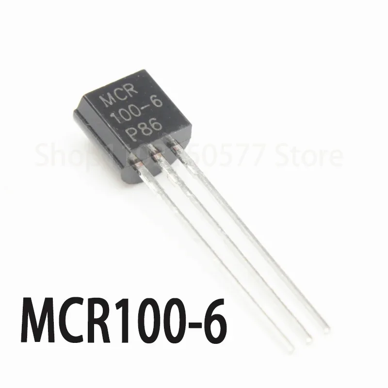 1piece MCR100-6 unidirectional thyristor TO92 inline transistor