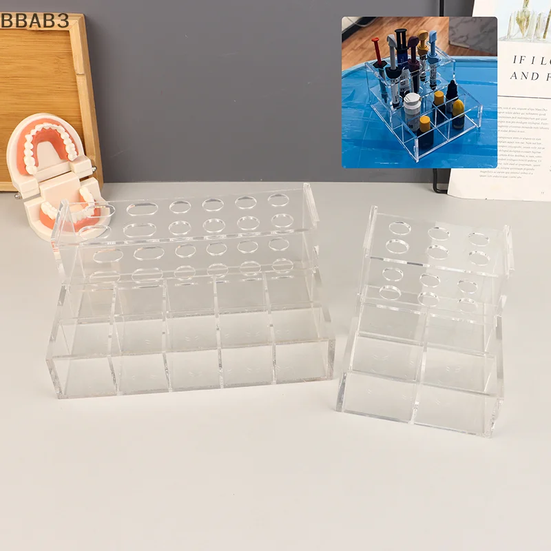 

Acrylic Organizer Dental Resin Adhesive Applicator Holder Pre-Formed Bow Wire Placement Box Storage Dust Box