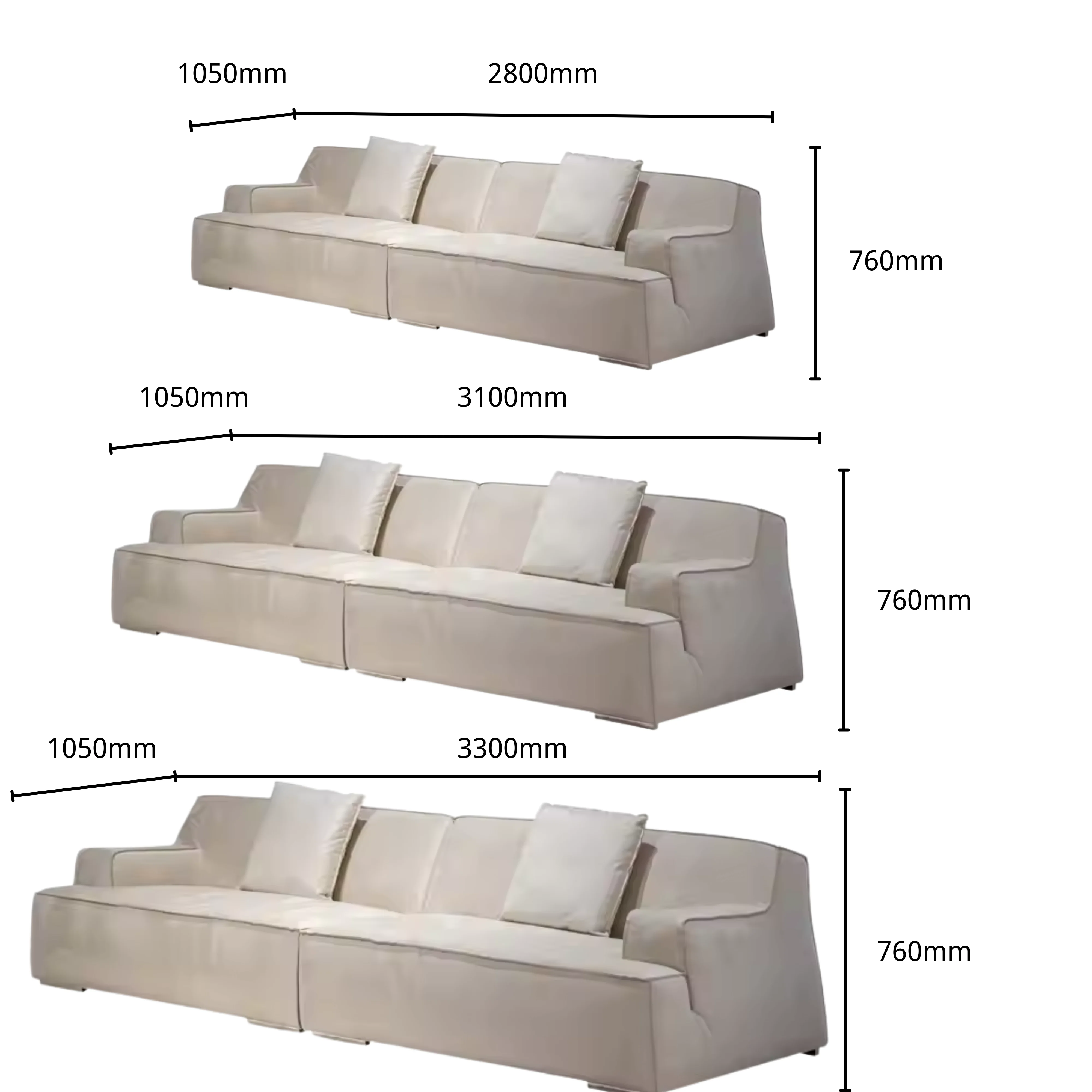 Practical Hot Sale Modern Chaise Italian Model