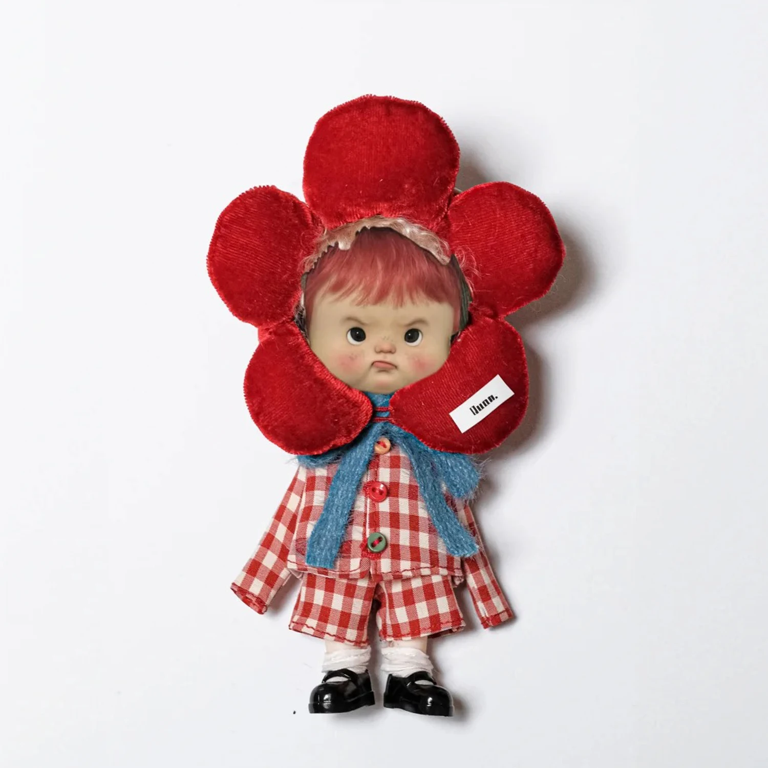 CoPi BJD Doll Head 1/8 Scale - Limited Pre-sale Angry Smirk Face Resin Sculpt Pouty Mouth Expression for Artist Customization