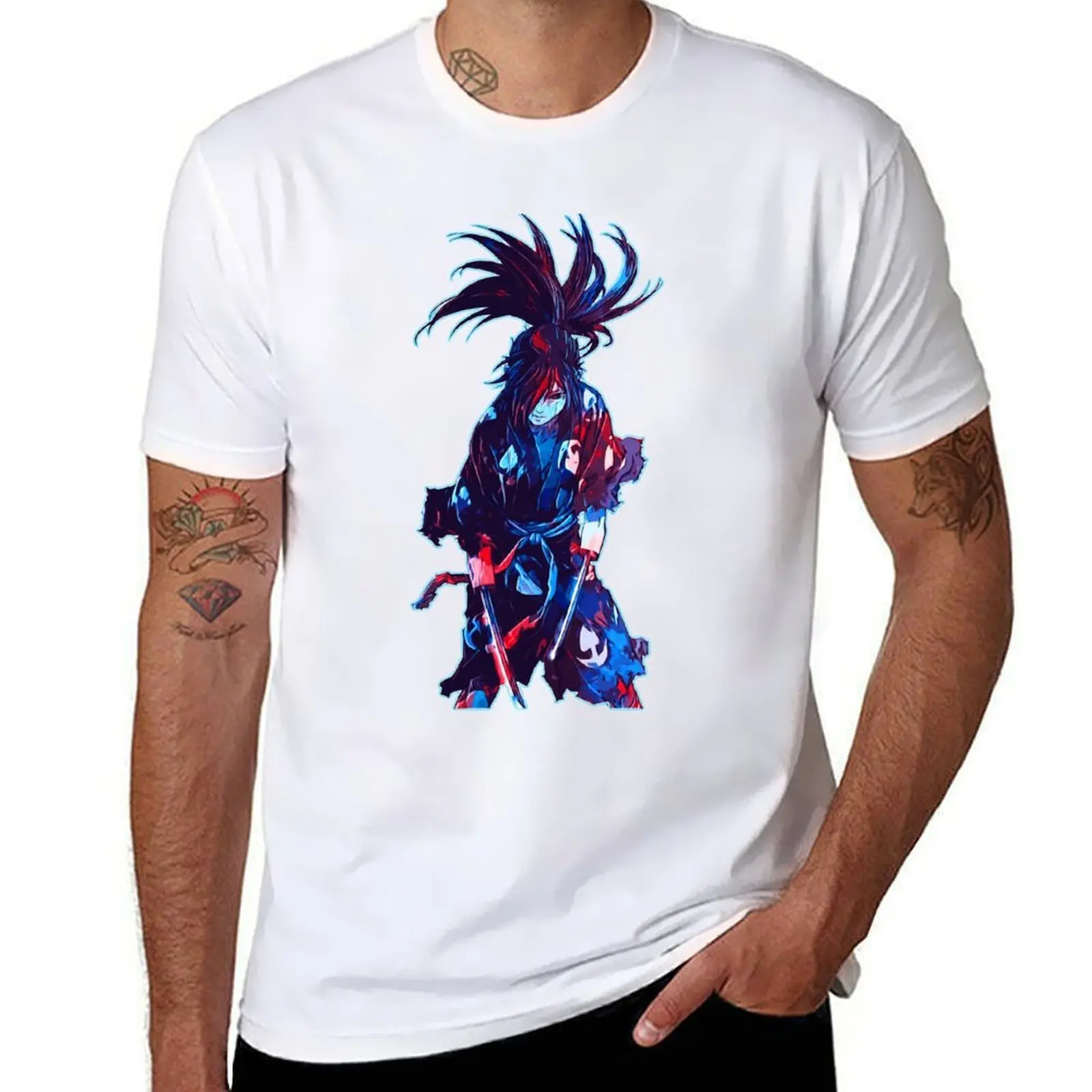 

Hyakkimaru T-Shirt funny t shirts man black cotton t-shirt plain for man package T-Shirt