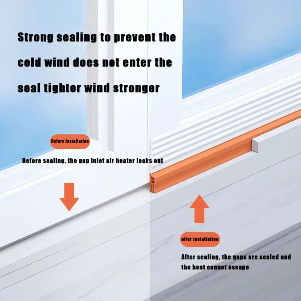

Ветрозащитная уплотнительная лента для раздвижных окон, пылезащитная, звукоизоляционная, водонепроницаемая уплотнительная лента, самоклеящаяся, TPE, перегородка для окон