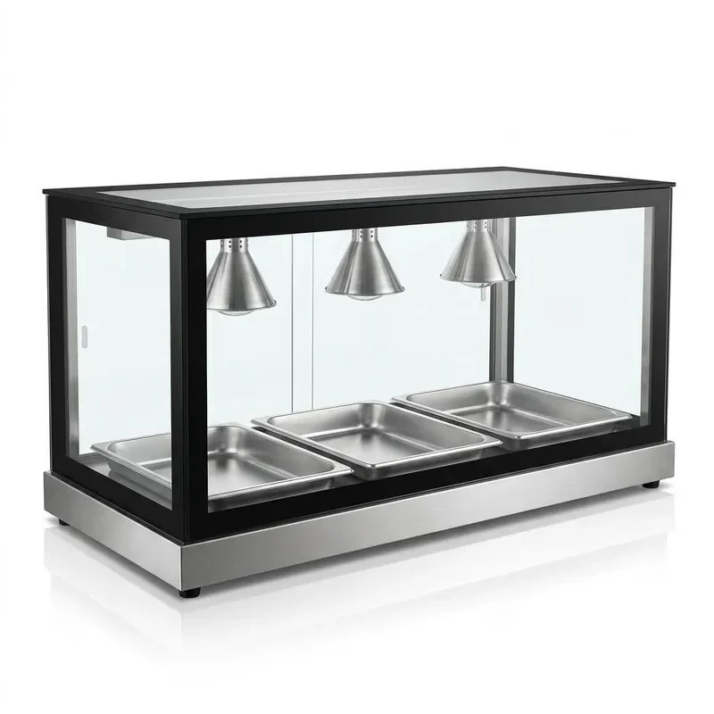 Factory Direct Commercial Electric Food Display Cabinet Store Food Insulation Warmer Showcase for Bakery Supermarket