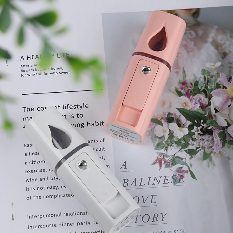 USB Rechargeable Mini Ionic Mister Sprayer Portable Facial Vapor Nano Spray Face Steamer for Car Household Outdoor Use