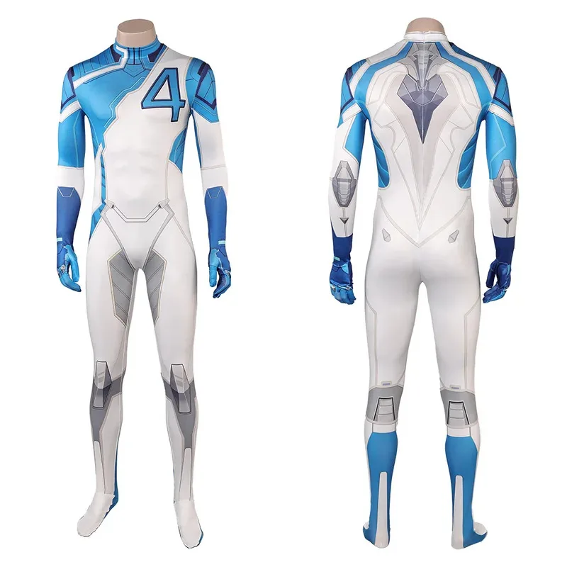

COSda@Game Rivals Superhero Torch Human Cosplay Fantasy Clothing Jumpsuits Costume Disguise Adult Men Roleplay Fantasia Party Ou
