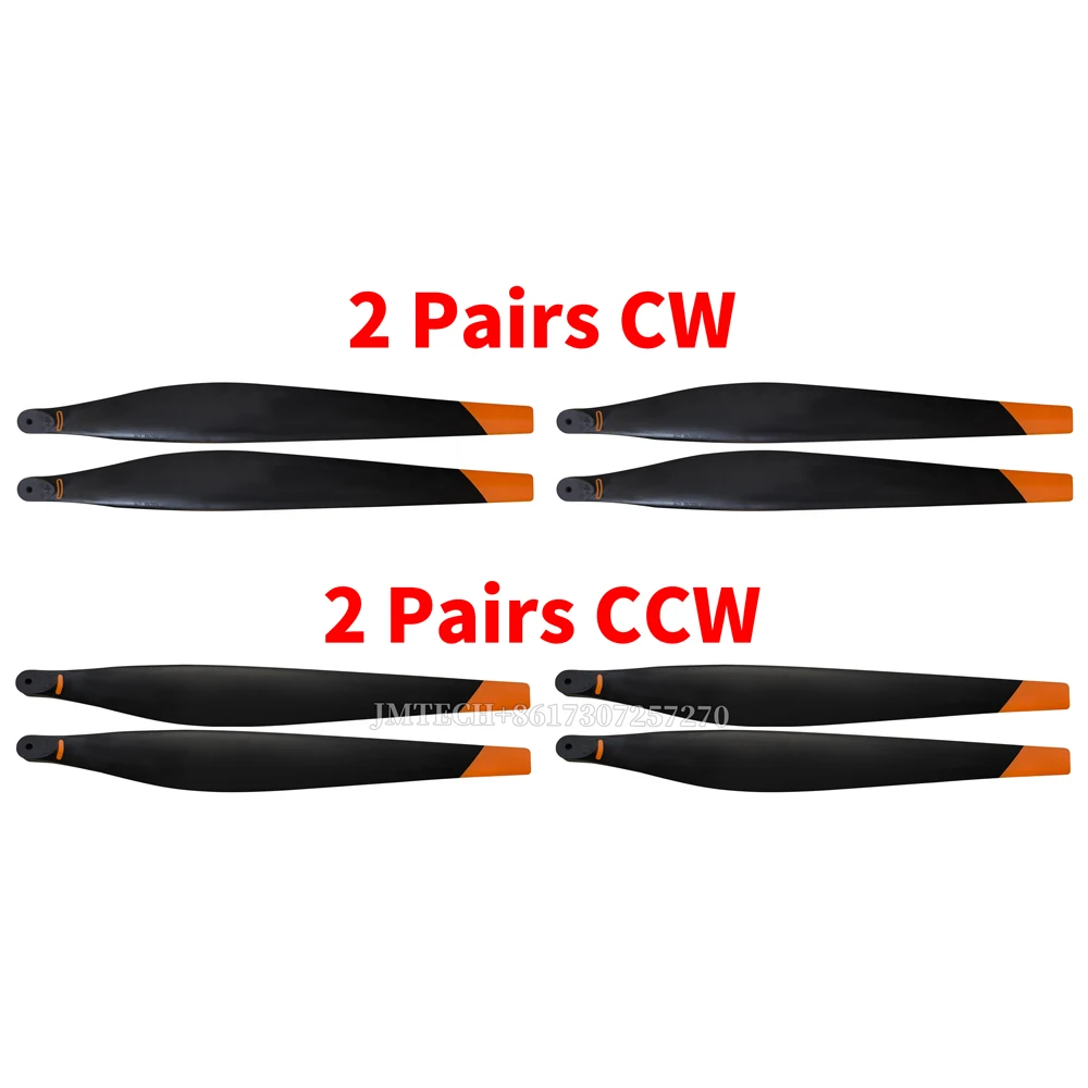 T25 Carbon Fiber Fan Blade CW 2Pairs CCW 2Pairs Complete Kit  For Replace Parts