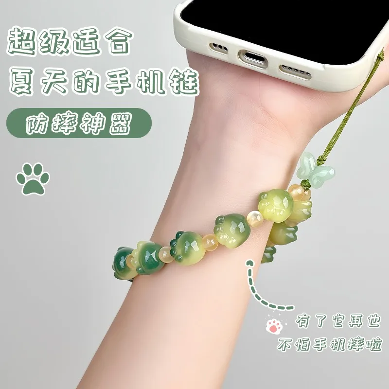Lime Green Bodhi Phone Lanyard Wrist Strap Bag Charm Phone Case Accessory Gifts